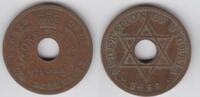 Nigeria 1 Penny Nigeria, 1 penny elisabeth II. 1959, like scan -