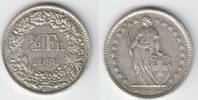 Schweiz 1/2 Franken 1958 Switzerland, silver coin, 1/2 Franken 1958, lik... 31.38 元 含税 ＋  100.41 元 运费