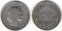 Schweiz 20 Rappen 1899 Switzerland, 20 Rappen 1899 B, like scan schön bi... 25.10 元 含税 ＋  100.41 元 运费