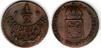 Haus Habsburg - Österreich 1/2 Kreuzer 1816 A Franz II., 1/2 Kreuzer 181... 75.30 元 含税 ＋  100.41 元 运费