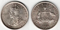 Australien Florin (2 Shilling) Australia, 1 Florin - 2 shilling, silver, King George V., like scan -