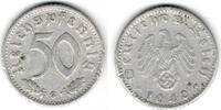 Drittes Reich 50 Pfennig Drittes Reich, Kursmünze 50 Pfennig 1940 G, Aluminium! Siehe Abbildung -