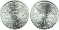 BRD 5 DM 1974 G Bundesrepublik Deutschland, 5 DM Silberadler 1974 G, Erh... 70.98 元 含税 ＋  100.21 元 运费