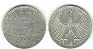 BRD 5 DM 1963 G Bundesrepublik Deutschland, 5 DM Silberadler 1963 G, Erh... 70.98 元 含税 ＋  100.21 元 运费