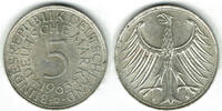 BRD 5 DM 1963 D Bundesrepublik Deutschland, 5 DM Silberadler 1963 D, Erh... 75.16 元 含税 ＋  100.21 元 运费