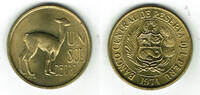Peru 1 Sol 1974 peru 1 Sol, like scan vorzüglich bis stempelglanz 33.47 元 含税 ＋  100.41 元 运费