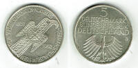BRD 5 DM Deutschland, 5 DM 1952, 100 Jahre Germanisches Museum, Erhaltung siehe Scan! -