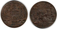 Belgien Bronzemedaille belgium (belgique), medal 1885, expo anvers - antwerpen, like scan -