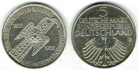 BRD 5 DM Deutschland, 5 DM 1952, 100 Jahre Germanisches Museum -