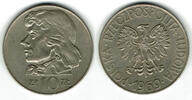 Polen 10 Zloty poland 10 zlotych coin Tadeusz Kosciuszko -