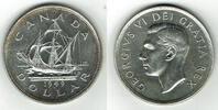 Kanada - Neufundland 1 Dollar canada - new foundland, 1 Dollar silver coin, george VI., like scan -