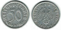 Drittes Reich 50 Pfennig Drittes Reich, Kursmünze 50 Pfennig 1941 D, Aluminium! -