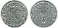 Drittes Reich 50 Pfennig Drittes Reich, Kursmünze 50 Pfennig 1941 E, Aluminium! -