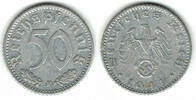 Drittes Reich 50 Pfennig Drittes Reich, Kursmünze 50 Pfennig 1941 F, Aluminium! -