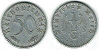 Drittes Reich 50 Pfennig Drittes Reich, Kursmünze 50 Pfennig 1943 A, Aluminium! -