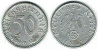 Drittes Reich 50 Pfennig Drittes Reich, Kursmünze 50 Pfennig 1943 A, Aluminium! -
