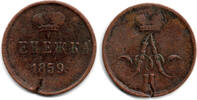 Russland 1/2 Kopeke Russia 1/2 Kopeke, nikolas I. -