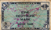 Deutschland - Bank Deutscher Länder 1 Mark Bank Deutscher Länder, Eine Mark, Serie 1948, Ro. 232 -