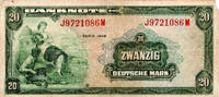 Deutschland - Bank Deutscher Länder 20 Mark 1948 Bank Deutscher Länder, ... 242.65 元 含税 ＋  100.41 元 运费