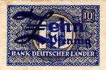 Deutschland - Bank Deutscher Länder 10 Pfennig Bank Deutscher Länder, 10 Pfennig, Serie 1948, Ro. 251 -