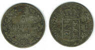 Württemberg 3 Kreuzer Königreich Württemberg, 3 Kreuzer 1843, Wilhelm, siehe Scan! -