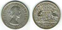 Australien Florin Australia, 1 Florin silver, Elisabeth II., VF -