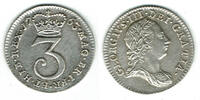 Großbritannien 3 Pence great britain, Three pence, George III., like scan -