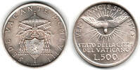Vatikan 500 Lire vatican silver coin 1958, sede vacante! -