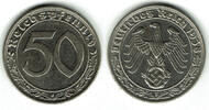 Drittes Reich 50 Pfennig Drittes Reich, Kursmünze 50 Reichspfennig 1938 F -