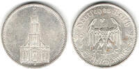 Drittes Reich 5 Reichsmark Drittes Reich, 5 Reichsmark Garnisonskirche ohne Datum, 13,89 g 900er Silber! -