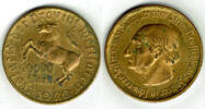 Provinz Westfalen 10.000 Mark Notgeld Provinz Westfalen, 10000 Mark, Tombak vergoldet, Erhaltung siehe Scan -