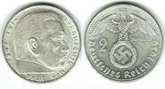 Drittes Reich 2 Reichsmark 1939 A Drittes Reich, 2 Reichsmark 1939 A, Hi... 99.37 元 含税 ＋  100.21 元 运费