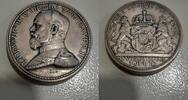 Königreich Bayern Steckmedaille versilbert, <i>Bayerntaler</i> Versilberte Steckmedaille Bayern-Taler mit Inhalt, 1916, König Ludwig III. -