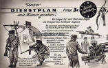 Bundesrepublik Deutschland Ansichtskarte / Postkarte / Bundeswehr / Unser Dienstplan mit Humor gesehen! -