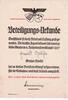 Drittes Reich Beteiligungs-Urkunde 4.Reichsberufswettkampf -
