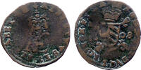 PAYS BAS MERIDIONAUX Double Denier Albert and Elisabeth -