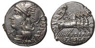 Roman Republik denarius M.Baebius Q.F.Tampillus -