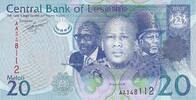 Africa LESOTHO P.22a - 20 Maloti UNC -