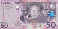 Africa LESOTHO P.23a - 50 Maloti UNC -