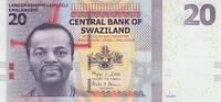 Africa SWAZILAND P.37a - 20 Emalangeni UNC -