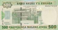 Africa RWANDA P.34 - 500 Francs UNC -