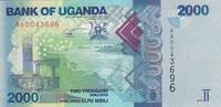 Africa UGANDA P.50a - 2000 Shillings UNC -