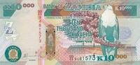 Africa ZAMBIA P.46e - 10.000 Kwacha UNC -