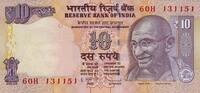 Asia INDIA P.102a - 10 Rupees UNC -