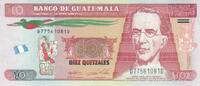 North America GUATEMALA P.123A - 10 Quetzales UNC -