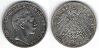 Prusse / Preussen / Prussia 3 Mark Wilhelm II -