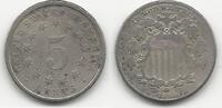 Etats Unis / U.S.A. / United States 5 Cents Shield -