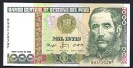 Pérou / Peru 1000 Intis 28/06/1988 Banco Central De Reserva Del Peru NEUF 12.53 元 含税 ＋  83.51 元 运费