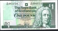 Ecosse / Scotland 1 Pound The Royal Bank of Scotland plc -