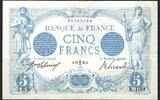 France / Frankreich 5 Francs Bleu K.109 -